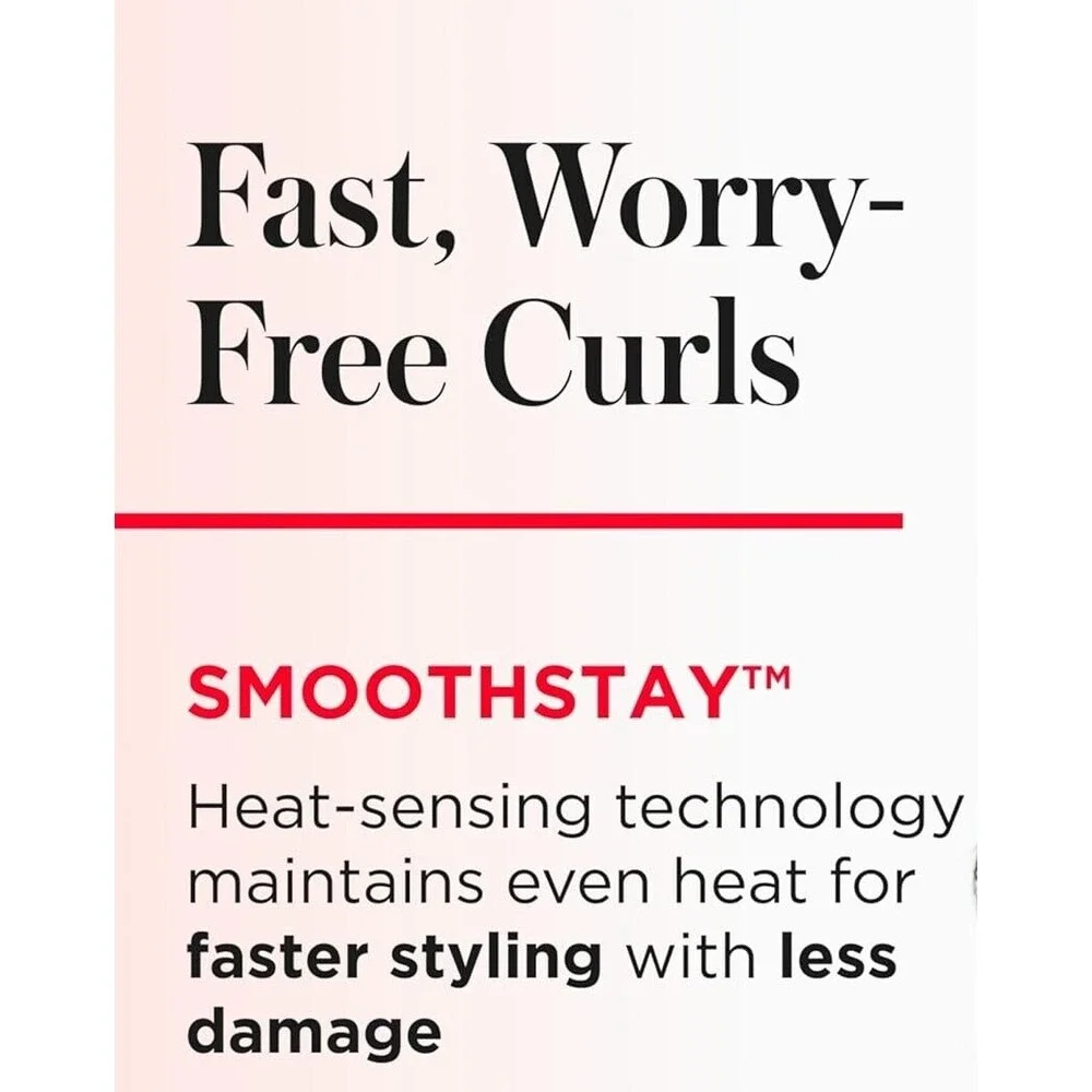 Revlon Smoothstay Coconut Oil Infused Curling Iron 1 1/2